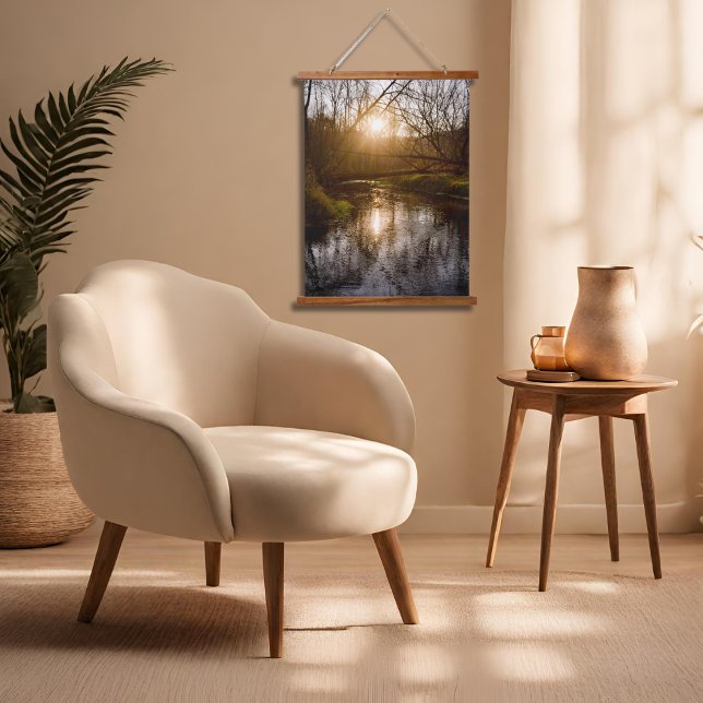 Tapisserie Suspendue Coucher de soleil d'automne (Créateur téléchargé)