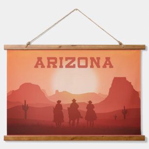 Tapisserie Suspendue Coucher de soleil de l'Arizona