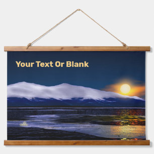 Tapisserie Suspendue Coucher Du Soleil Sur La Glace