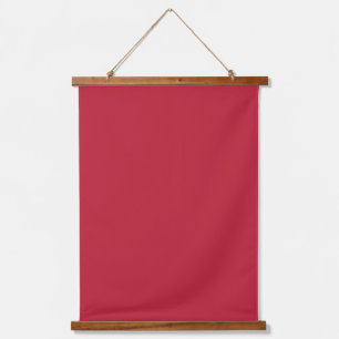 Tapisserie Suspendue couleur unie rouge cardinal
