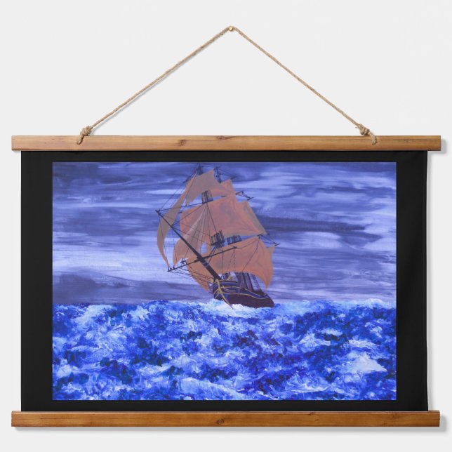 Tapisserie Suspendue Coureur de tempête (Devant)