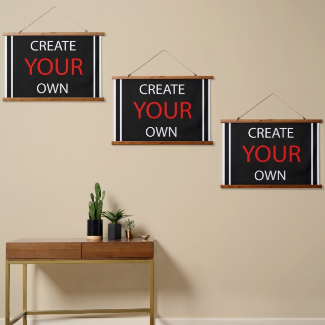 Tapisserie Suspendue Créez votre propre - ensemble paysager 3x personna (Asymétrique)