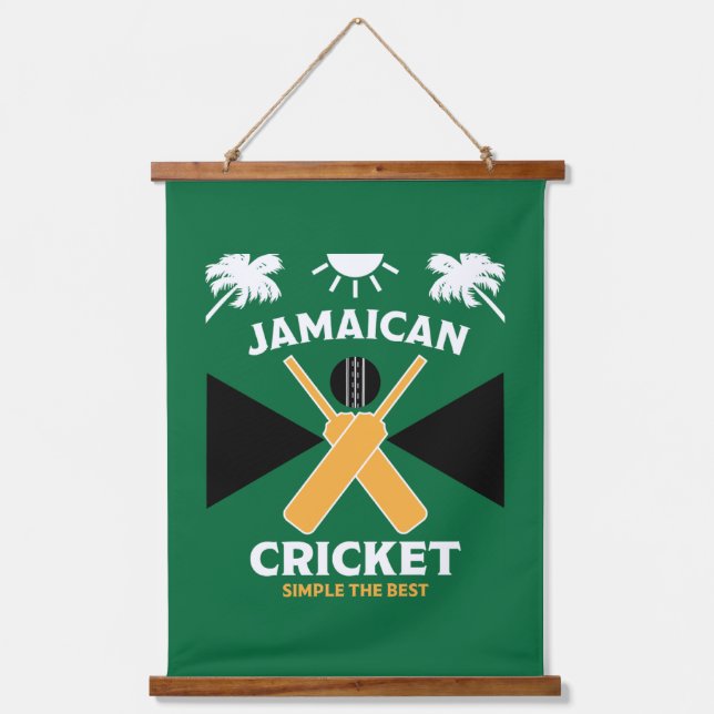 Tapisserie Suspendue Cricket jamaïcain (Recto)