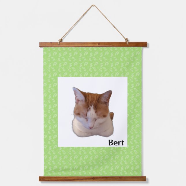 Tapisserie Suspendue Custom Photo and Name Japanese Scroll (Recto)