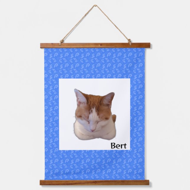 Tapisserie Suspendue Custom Photo and Name Japanese Scroll (Recto)