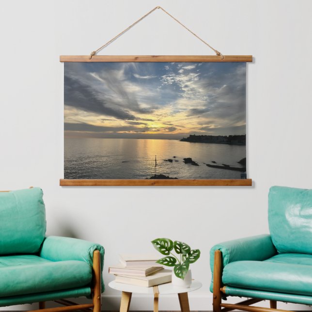 Tapisserie Suspendue Custom photo image picture personalized horizontal (Salon)