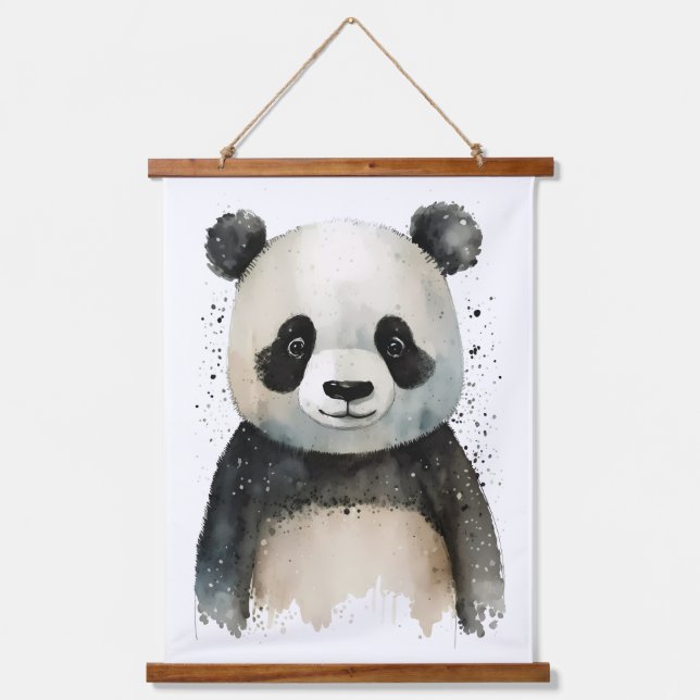 Tapisserie Suspendue Cute Panda (Recto)