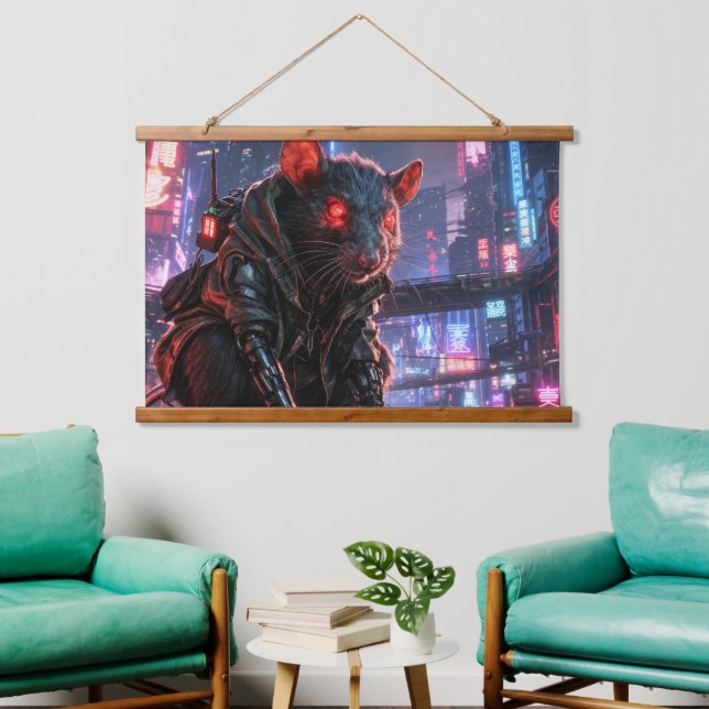 Tapisserie Suspendue CyberRat (Salon)