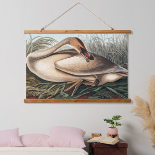 Tapisserie Suspendue Cygne trompette par John James Audubon