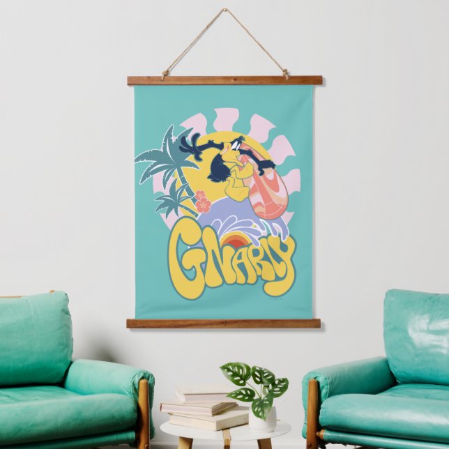Tapisserie Suspendue DAFFY DUCK™ Surf - Gnarly (Salon)