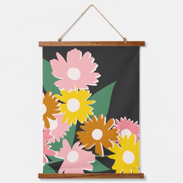 Tapisserie Suspendue Daisy Delight (Recto)