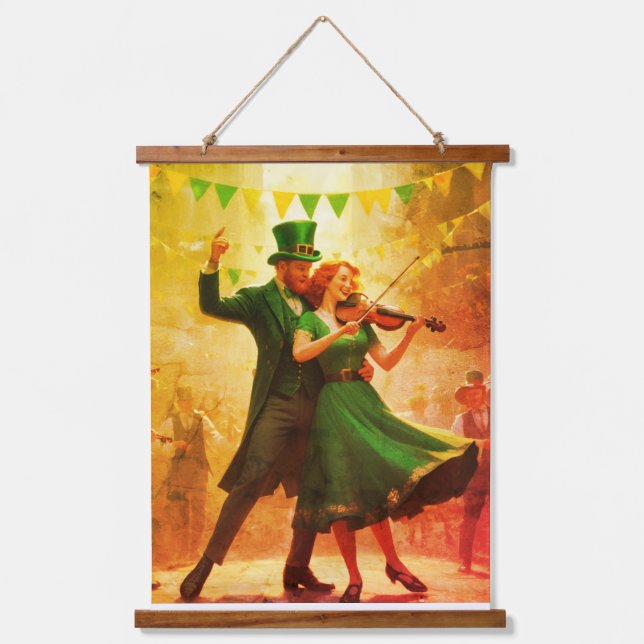 Tapisserie Suspendue Danse de la Saint-Patrick (Recto)