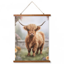 Décor maison de vache Highland