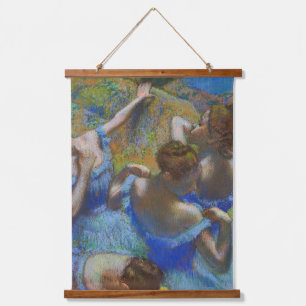 Tapisserie Suspendue Degas Danseuses Bleues Pastel Chef-d'œuvre d'Art