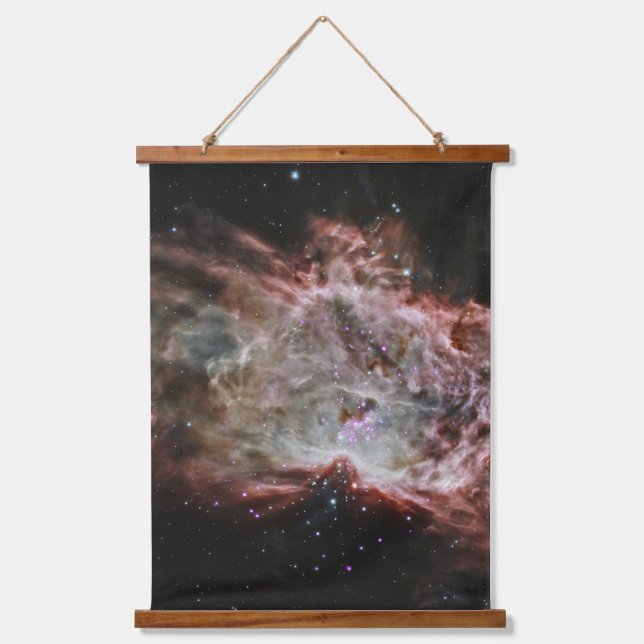 Tapisserie Suspendue Des Clusters Étoiles Au Centre De La Nebula De Fla (Recto)