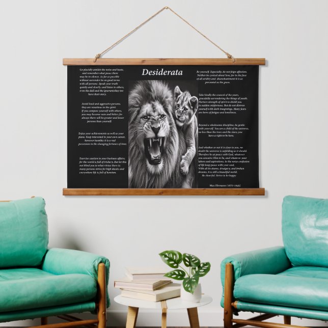 Tapisserie Suspendue Desiderata : Un moment de joie (Salon)