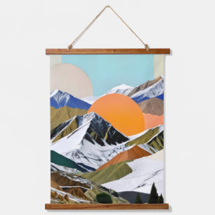 Tapisserie Suspendue Deux Soleils Levants