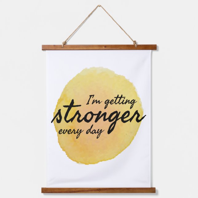 Tapisserie Suspendue devis quotidiens pour motivation et inspiration (Recto)