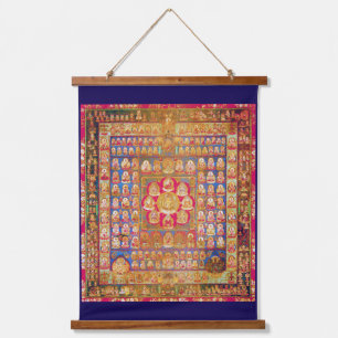 Tapisserie Suspendue Diagramme cosmique Mandala pour la méditation