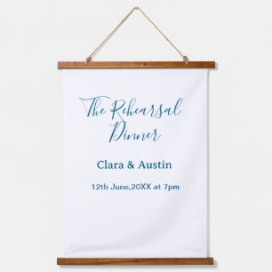 Tapisserie Suspendue dîner de répétition la veille simple minimal m