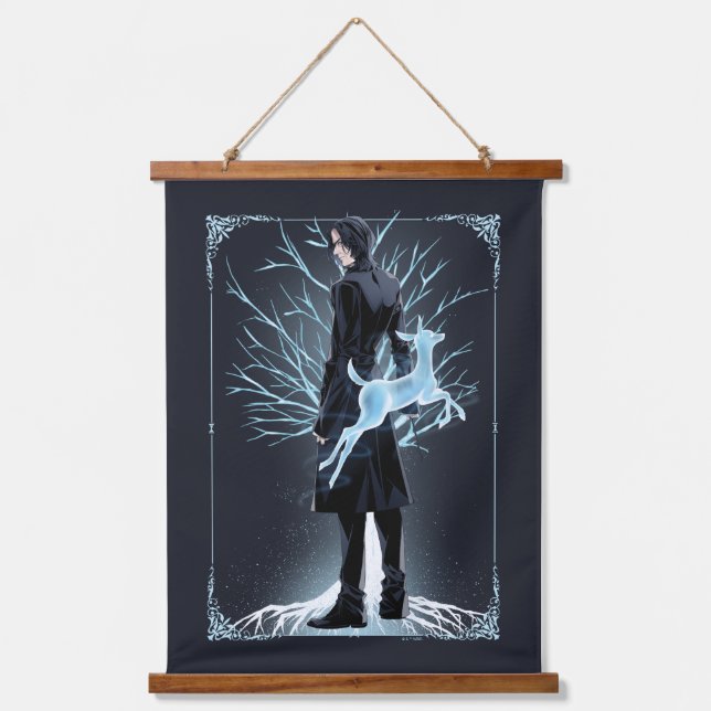 Tapisserie Suspendue Doe Patronus d'Anime Severus Snape (Recto)
