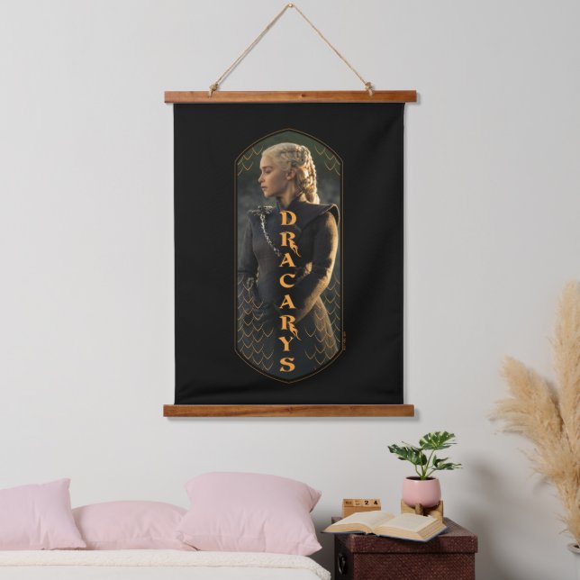 Tapisserie Suspendue "Dracarys" Daenerys Targaryen Graphic (Chambre à coucher)