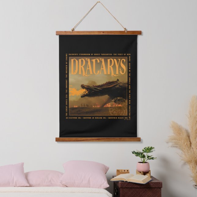 Tapisserie Suspendue "Dracarys" Drogon Breathing Fire Graphic (Chambre à coucher)