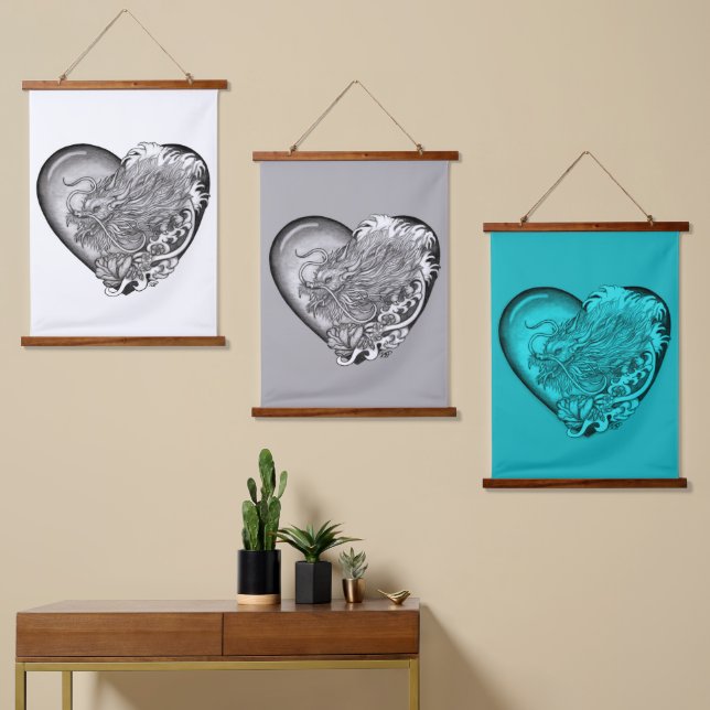 Tapisserie Suspendue Dragon Heart (Asymétrique)