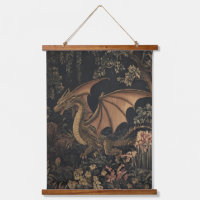 Dragon Vintage dans la forêt 
