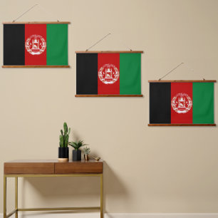 Tapisserie Suspendue Drapeau de l'Afghanistan
