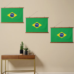Tapisserie Suspendue Drapeau du Brésil