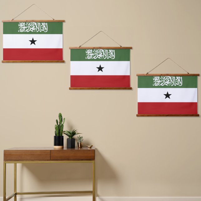 Tapisserie Suspendue Drapeau du Somaliland (Asymétrique)