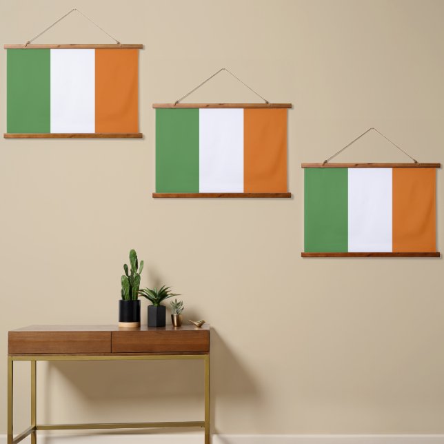 Tapisserie Suspendue Drapeau irlandais (Asymétrique)