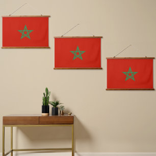 Tapisserie Suspendue drapeau marocain