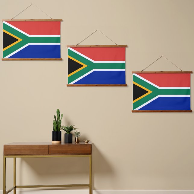 Tapisserie Suspendue drapeau sud-africain (Asymétrique)