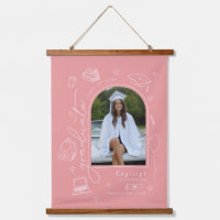 Dusty Rose Whimsical Main Dradud Photo Graduation