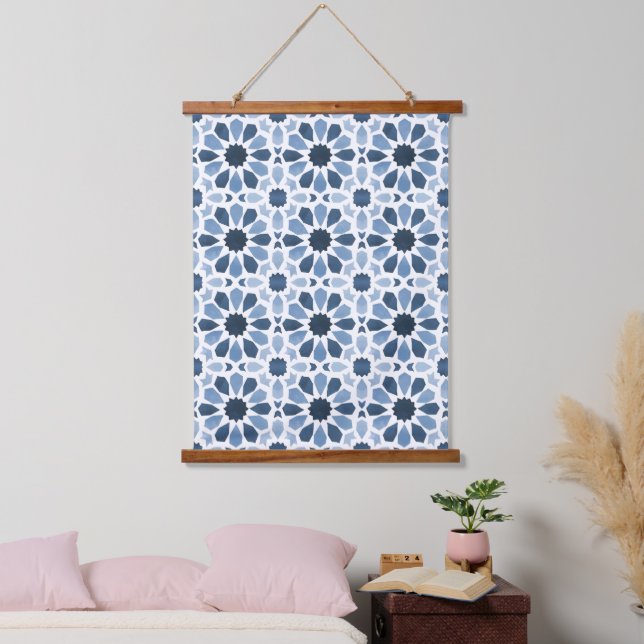 Tapisserie Suspendue Echos andalous : Geometry marocaine Boho (Chambre à coucher)