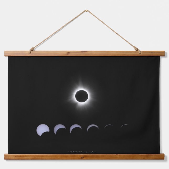 Tapisserie Suspendue Éclipse solaire 2024 (Devant)