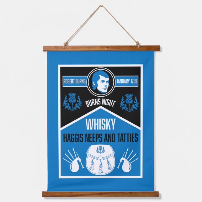 Tapisserie Suspendue Ecosse Burns Night (Recto)
