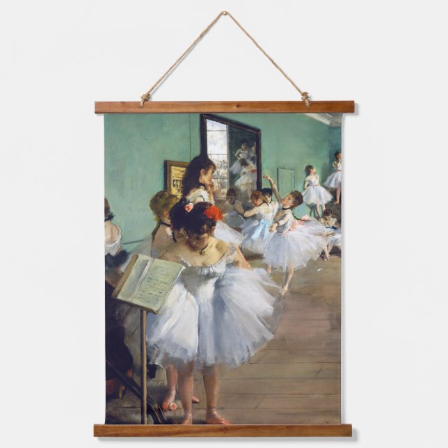 Tapisserie Suspendue Edgar Degas - Classe Danse (Recto)