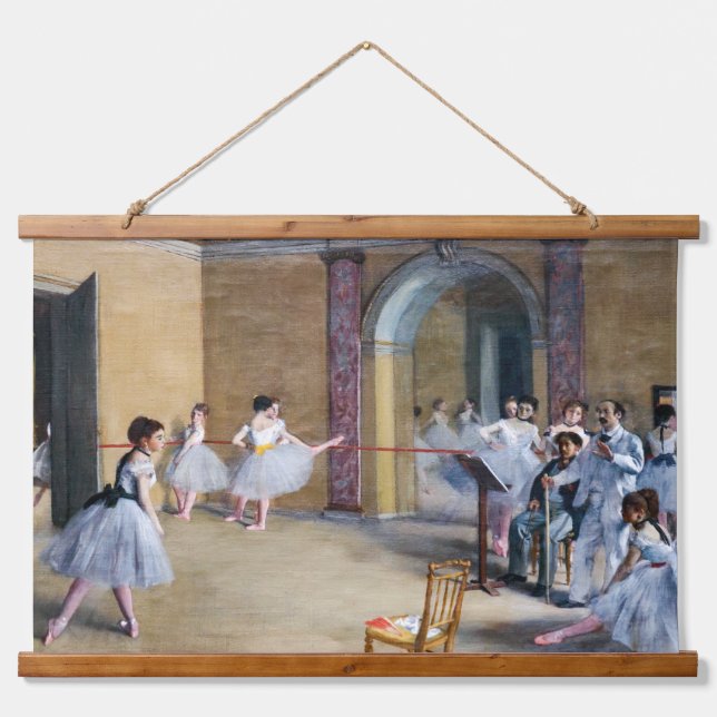 Tapisserie Suspendue Edgar Degas - Dance Foyer, Opéra rue Le Peletier (Devant)
