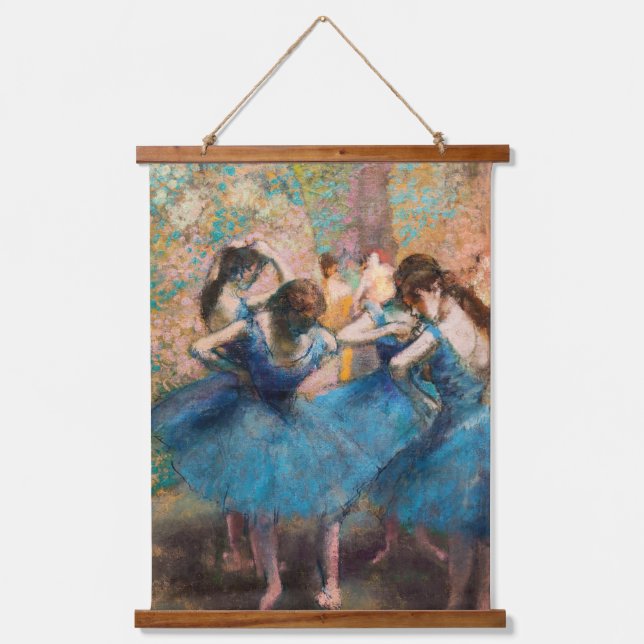 Tapisserie Suspendue Edgar Degas - Danseurs en bleu (Recto)