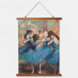 Tapisserie Suspendue Edgar Degas - Danseuses en bleu