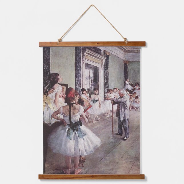 Tapisserie Suspendue Edgar Degas La Classe Danse (Recto)
