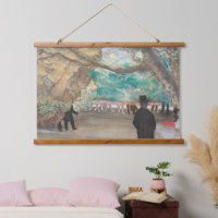 Edgar Degas Le Rideau Danseurs Art Bois Mur