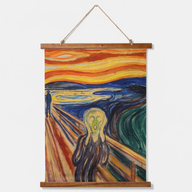 Tapisserie Suspendue Edvard Munch - Le cri 1910 (Recto)