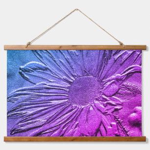 Tapisserie Suspendue Effet sculpté Black Eyed Susan Flower Art