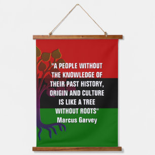 Tapisserie Suspendue Élégant Marcus Garvey TREE SANS RACINE