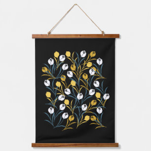 Tapisserie Suspendue Élégant motif floral de Tulipe