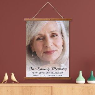 Tapisserie Suspendue Élégante photo commémorative